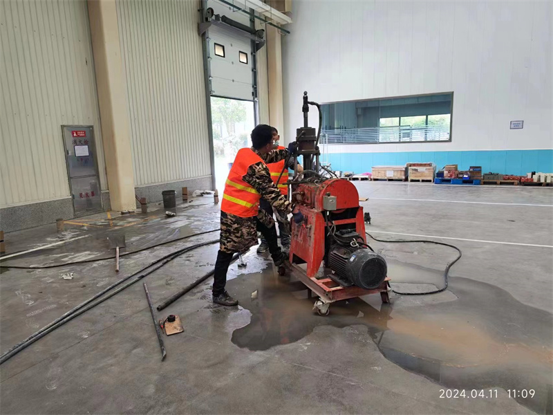 台江厂房地面下沉塌陷注浆加固施工